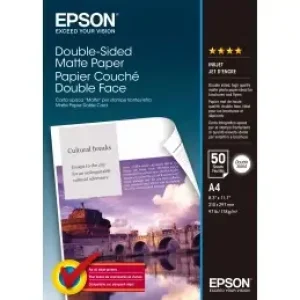 Epson Double-sided Matte Paper - A4 50 Fogli