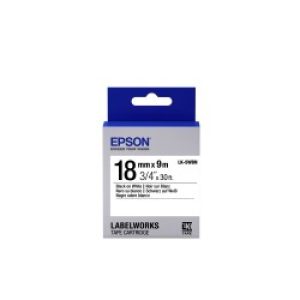 Epson Nastro Fondo Standard Bianco Per Testo Nero 18/9 Lk-5wbn