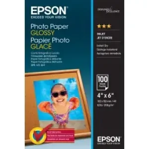 Epson Photo Paper Glossy - 10x15cm 100 Fogli