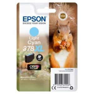 Epson Squirrel Singlepack Light Cyan 378xl Claria Photo Hd Ink