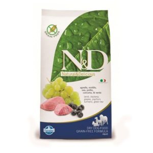 Farmina N&D Grain Free Mini Agnello e Mirtillo Peso Confezione 800 g