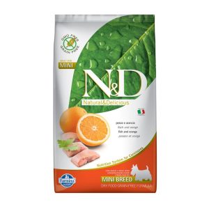Farmina N&D Grain Free Mini Pesce e Arancia Peso Confezione 2.5 Kg
