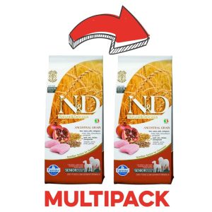 Farmina N&D Low Grain Medium Maxi Senior Peso Confezione 12 Kg – PROMO 2x (*)