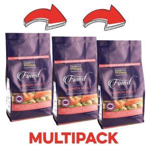 Fish4Dogs Finest Adult Regular Salmone Peso Confezione 1.5 Kg – KIT 3x