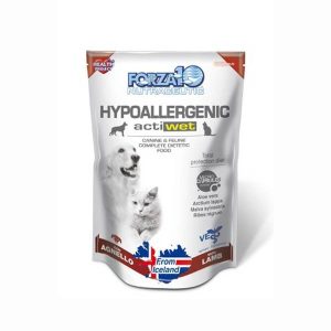 Forza10 Hypoallergenic Actiwet con Agnello Peso Confezione 100 g - KIT 12x