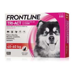 Frontline Tri-Act per Cani 40-60 Kg Contenuto 3 pipette x 6 ml