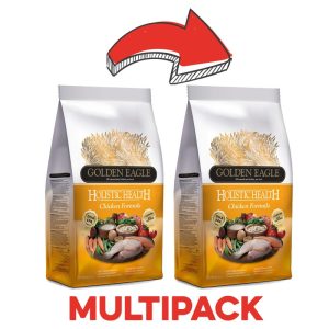 Golden Eagle Holistic al Pollo per Cani Peso Confezione 2 Kg – KIT 2x