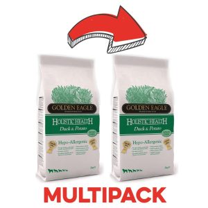 Golden Eagle Sensitive Anatra e Patate Grain Free per Cani Peso Confezione 2 Kg – KIT 2x