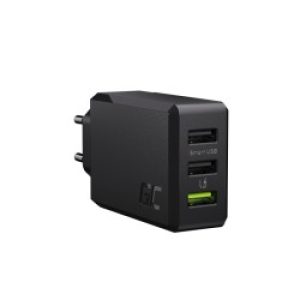 Green Cell Chargc03 Caricabatterie Per Dispositivi Mobili Universale Nero Ac Ricarica Rapida Interno