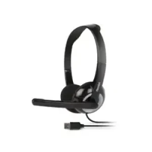 Hamlet Smart Headset Cuffia Per Computer Con Microfono E Connessione Usb