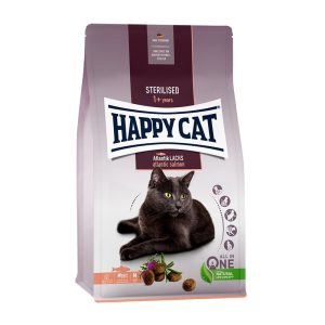 Happy Cat Adult Sterilised Salmone Peso Confezione 300 g