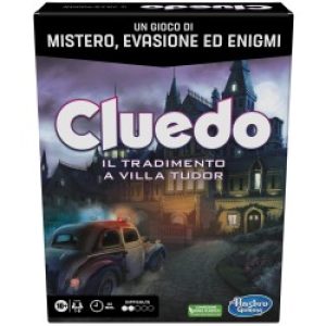 Hasbro Gaming Cluedo Escape - Il Tradimento A Villa Tudor, Un Gioco Di Misteri Ed Enigmi In Versione Game