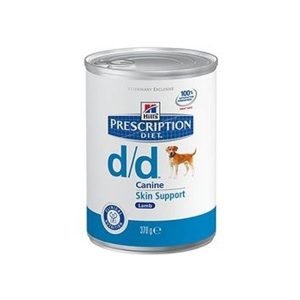 Hill's d/d Prescription Diet Canine Agnello e Riso Peso Confezione 370 g - KIT 12x