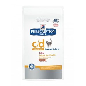 Hill’s Feline c/d Diet Reduced Calorie Secco Peso Confezione 1.5 Kg