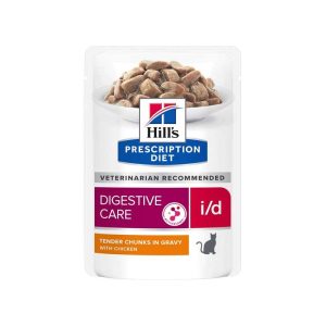 Hill's i/d con Pollo Prescription Diet Feline Umido in Busta Peso Confezione 85 g