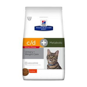 Hill’s Metabolic Urinary Stress + Weight Care Prescription Diet Feline Peso Confezione 1.5 Kg