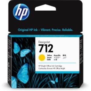 Hp Cartuccia Di Inchiostro Giallo Originale Designjet 712 Da 29 Ml