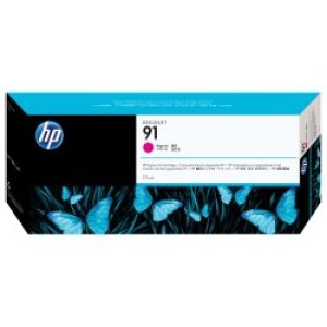 Hp Cartuccia Di Inchiostro Pigmentato Magenta Originale Designjet 91 Da 775 Ml