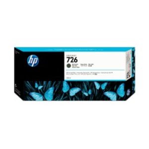 Hp Cartuccia Inchiostro Nero Opaco Designjet 726. 300 Ml