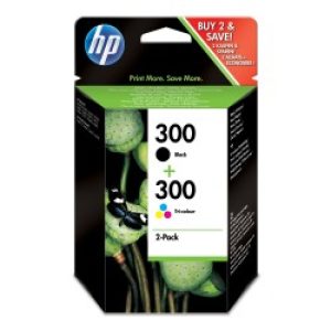 Hp Confezione Da 2 Cartucce Originali Di Inchiostro Nero/tricromia 300