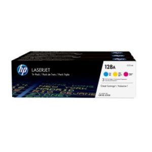 Hp Confezione Da 3 Cartucce Originali Di Toner Ciano/magenta/giallo Laserjet 128a
