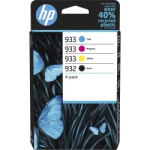 Hp Confezione Da 4 Inchiostri Originali 932/933 Nero, Ciano, Magenta, Giallo
