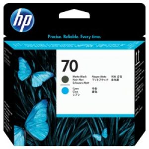 Hp Testina Di Stampa Nero Opaco E Ciano Designjet 70
