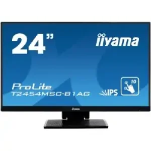 Iiyama Prolite T2454msc-b1ag Monitor Pc 60.5 Cm (23.8") 1920 X 1080 Pixel Full Hd Led Touch Screen Multi Utente Nero