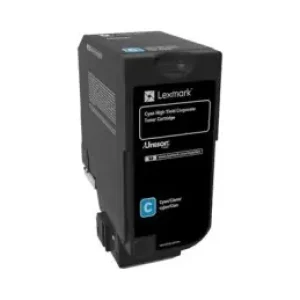 Lexmark 74c2hce Cartuccia Toner 1 Pz Originale Ciano
