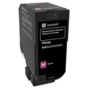 Lexmark 74c2sm0 Cartuccia Toner 1 Pz Originale Magenta