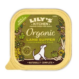 Lily's Kitchen all'Agnello Vaschetta Bio per Cani 150gr Peso Confezione 150 g - KIT 6x