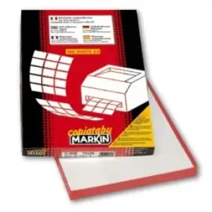 Markin C544 Etichetta Autoadesiva Rettangolo Permanente Bianco 1600 Pz
