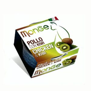 Monge Fruits Pollo e Kiwi per Gatti 80gr Peso Confezione 80 g – KIT 12x