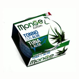 Monge Fruits Tonno e Aloe per Gattini 80gr Peso Confezione 80 g – KIT 6x