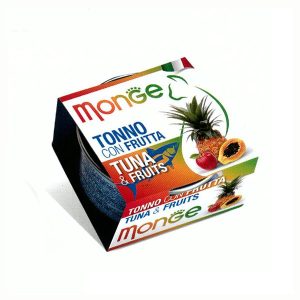 Monge Fruits Tonno e Frutta per Gatti 80gr Peso Confezione 80 g - KIT 6x
