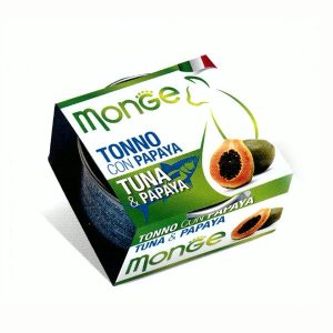 Monge Fruits Tonno e Papaya per Gatti 80gr Peso Confezione 80 g - KIT 12x