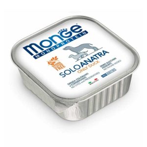 Monge Monoprotein Solo Anatra per Cani Peso Confezione 150 g