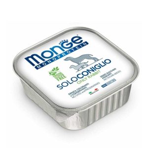 Monge Monoprotein Solo Coniglio per Cani 150gr Peso Confezione 150 g - KIT 12x