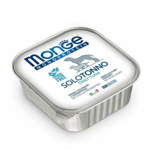 Monge Monoprotein Solo Tonno per Cani 150gr Peso Confezione 150 g – KIT 12x