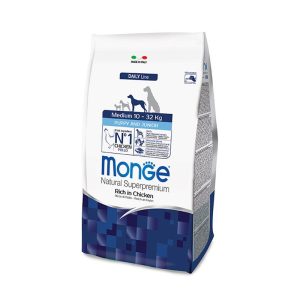 Monge Puppy Junior Medium al Pollo Peso Confezione 12 Kg