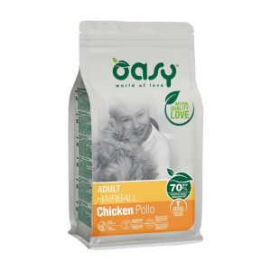 Oasy Adult Hairball per Gatto Peso Confezione 1.5 Kg