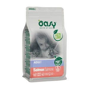 Oasy Adult al Salmone per Gatti Peso Confezione 7.5 Kg