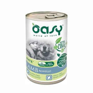 Oasy Umido Monoproteico Agnello per Cani 400gr Peso Confezione 400 g