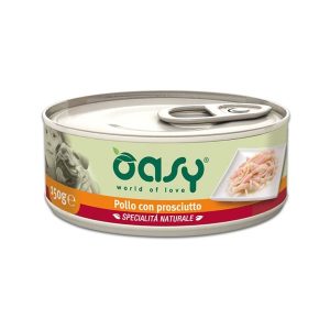 Oasy Umido Pollo e Prosciutto per Cani 150gr Peso Confezione 150 g