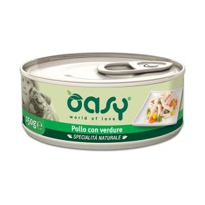 Oasy Umido Pollo e Verdure per Cani 150gr Peso Confezione 150 g - KIT 12x