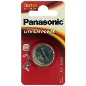 Panasonic Lithium Power Batteria Monouso Cr2450 Litio