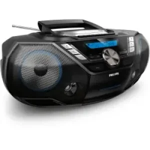Philips Azb798t/12 Impianto Stereo Portatile Analogico E Digitale 12 W Dab, Dab+, Fm Nero Riproduzione Mp3