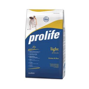 Prolife Cane Adult Light Peso Confezione 3 Kg