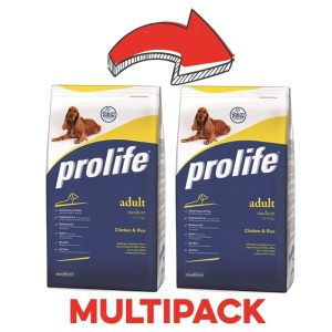 Prolife Cane Adult Medium Pollo Peso Confezione 3 Kg – KIT 2x