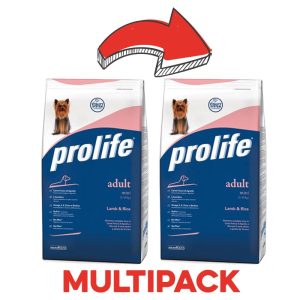 Prolife Cane Adult Mini Agnello e Riso Secco Peso Confezione 3 Kg – KIT 2x